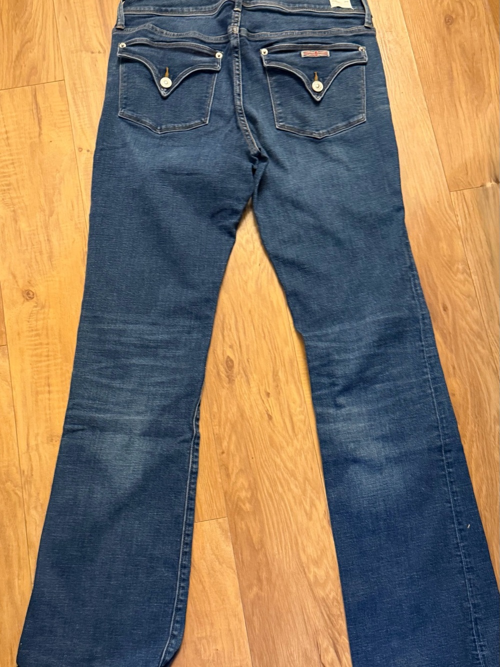 Hudson Beth Baby Boot Jeans Women’s 30 Dark Wash Flap Pocket Bootcut